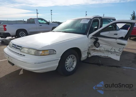 1997 Ford Crown Victoria Lx from USA, damaged, VIN 2FALP74W9VX154852